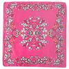 70cm Silk Feeling Brand Design Scarf Women Print Shawl Wrap Headkerchief Hijab Female Hair Hand Wrist Bandana Neck Tie