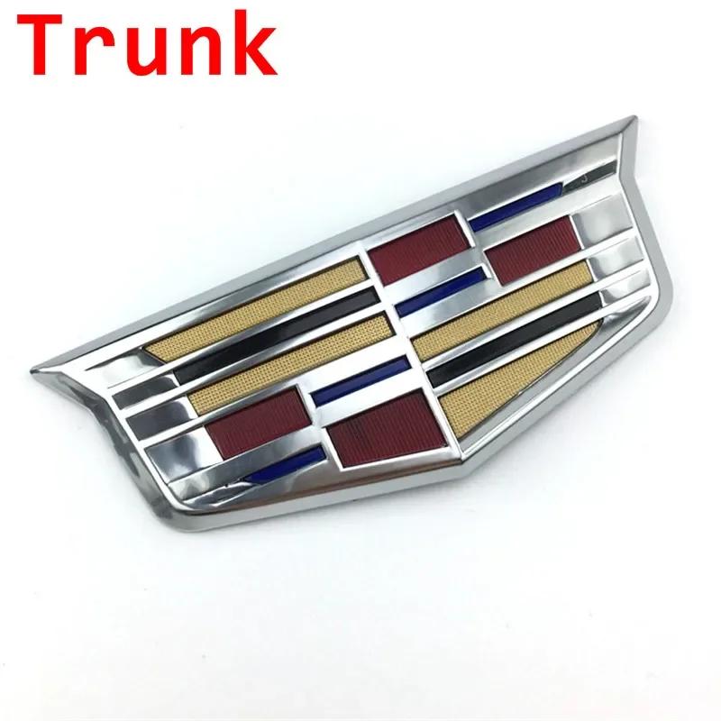 AABHT1 Griglia Anteriore in ABS Emblema Portellone Adesivo per Cadillac XTS XT5 XT6 ATSL SRX CT4 CT5 CT6 Escalade Decorazione Esterna Auto