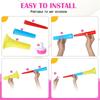 Retractable Multi-Section Plastic Cheering Horn,Easy To Install,for Cheering At Football Matches and Outdoor Events