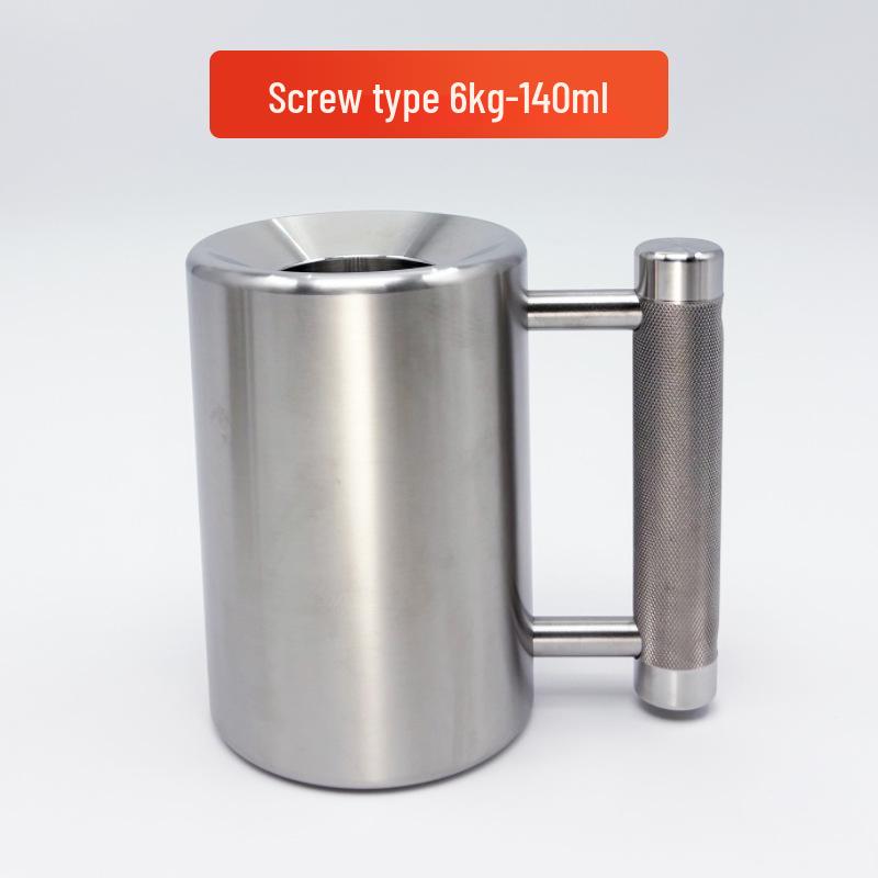 

Stainless Steel Dumbbell Water Cup: 8KG Arm & Wrist Strength Fitness, 10KG Weight-Bearing.