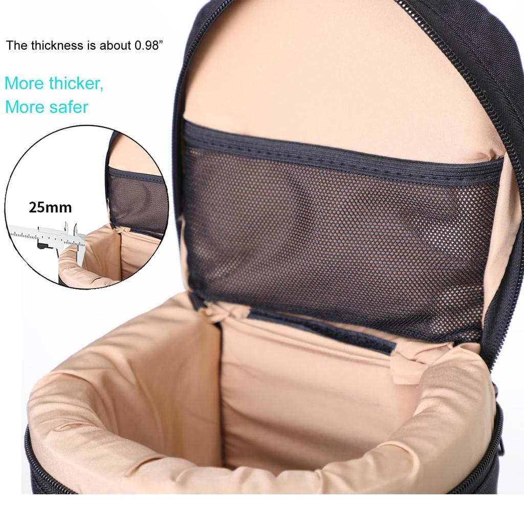 Nicama LB2 Deluxe Waterproof Camera Lens Pouch Case for Nikon and 300mm Canon RF800 and and Sigma and Tamron Lenses AF-S200-500, 70-200, 80-200,