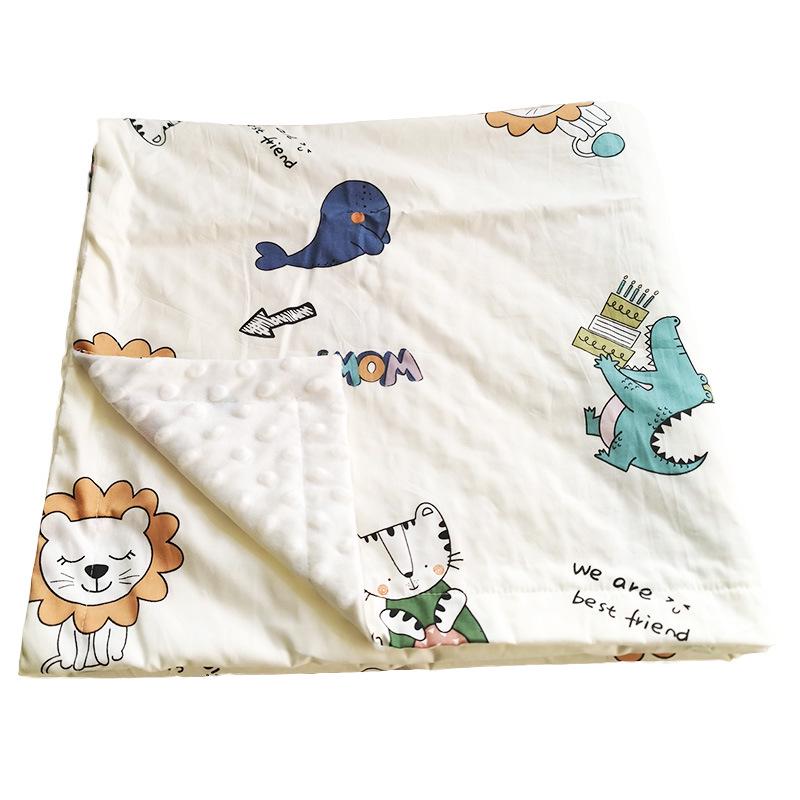 Coperta/Trapunta Rassicurante per Bambini in Cotone Twill a Doppio Strato