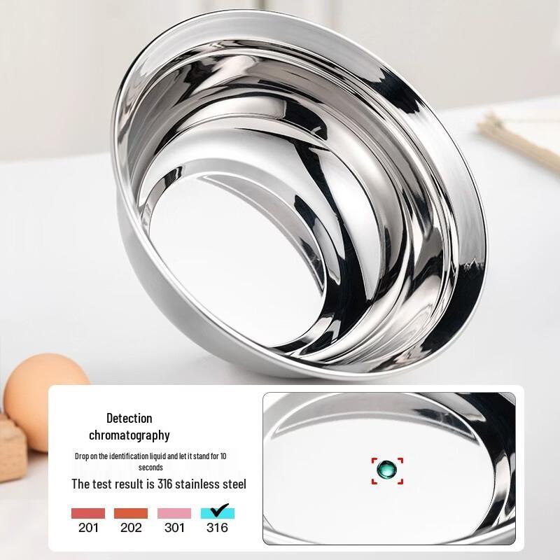 Zhishi 316L Stainless Steel Anti-Overflow Bowl