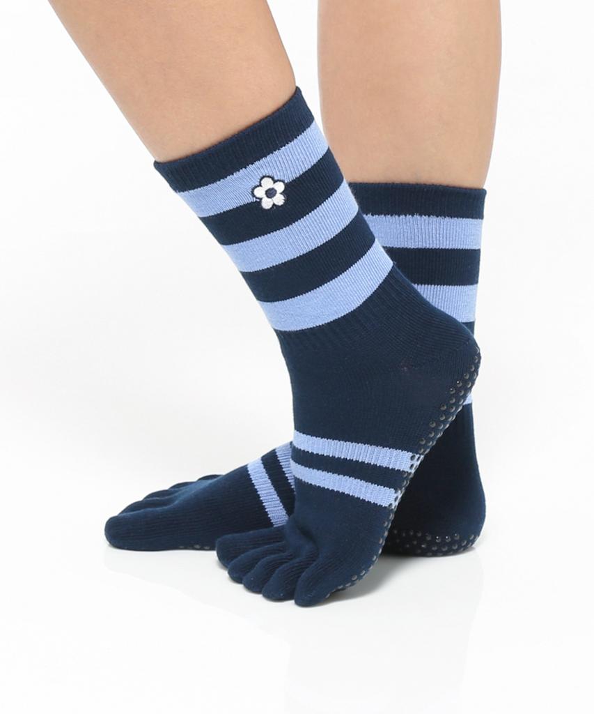 THUMBTOE Blueberry Socks Pilates Socks Toe Socks Non-Slip Socks