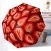 1 PC Automatic Folding Umbrella -Some fruitsPattern,Portable & Foldable Design with 8 Ribs,Christmas Birthday Gifts