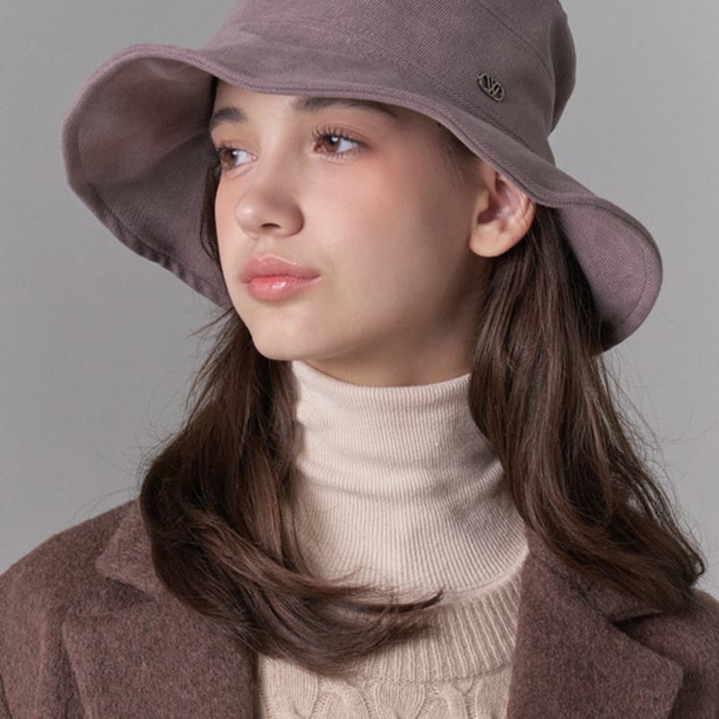 

WHITE SANDS Shirring Modified Hat Rollsby (4 colors) Pink Brown_Free