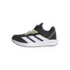Adidas Kids' Sneakers FAITO EL, Boys and Girls, Sizes 17-25.5cm, Unisex, NSZ68 Core Black/Footwear White/Gold Metallic (JQ2555), Size 21.0 Cm