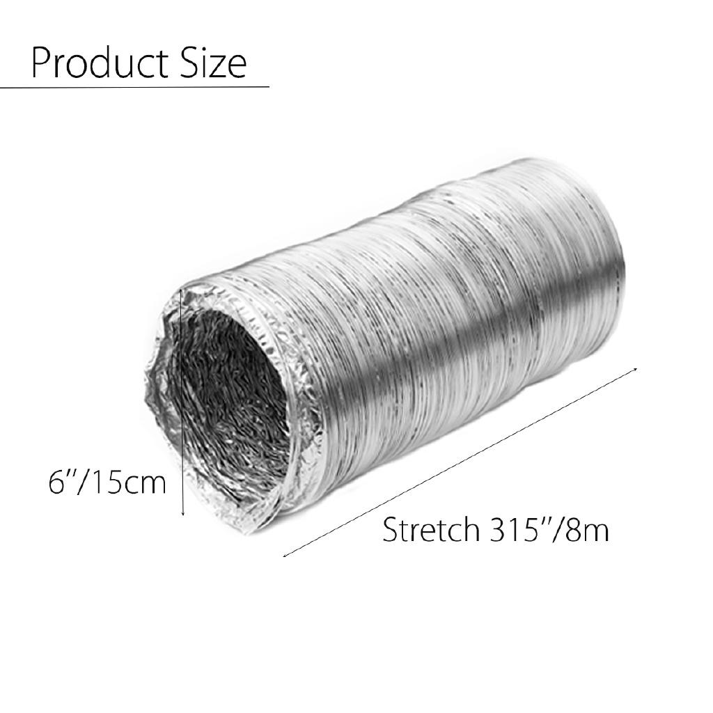 6'' Exhaust Hose For Portable Air Conditioner Diameter 150mm 8M Pipe Vent Tube