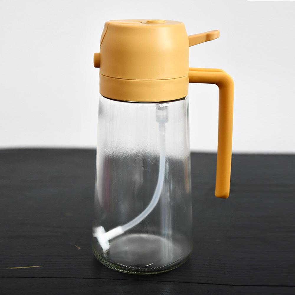 Dual-Use Oil Sprayer Bottle for Grilling & Cooking - Pressurized for Precise Oil Control