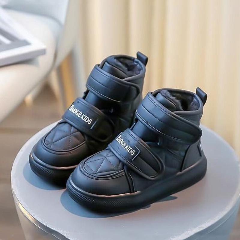 Children's Shoes Winter Boys Casual Plush Thick Warm Boots Girls' Anti Slip Snow Boots Comfortable