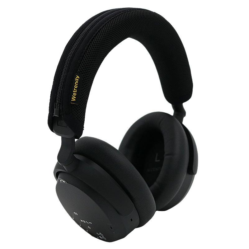 För Sennheiser ACCENTUM PLUS Hörlurar Öronproppar Dragkedja stickat tyg pannband skyddande överdrag Huvudbågeöverdrag Avancerad känsla