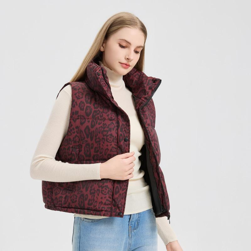 Winter New Vest Short Fashion Korean Version Thin Women's Vest Jacket