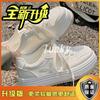 2025 New Summer Women's Shoes Little White Shoes Women's Mesh Shoes Breathable Thin Mesh Shoes Versatile Platform Sports Board Shoes