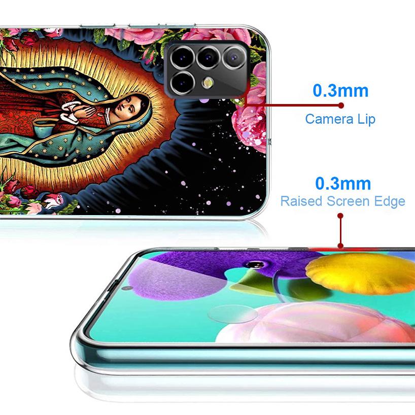Virgin De Guadalupe Virgen Mary Phone Case For Samsung Galaxy A17 A16 A15 A14 A13 A57 A56 A55 A54 A53 A37 A36 A35 A34 A33 A26 A2