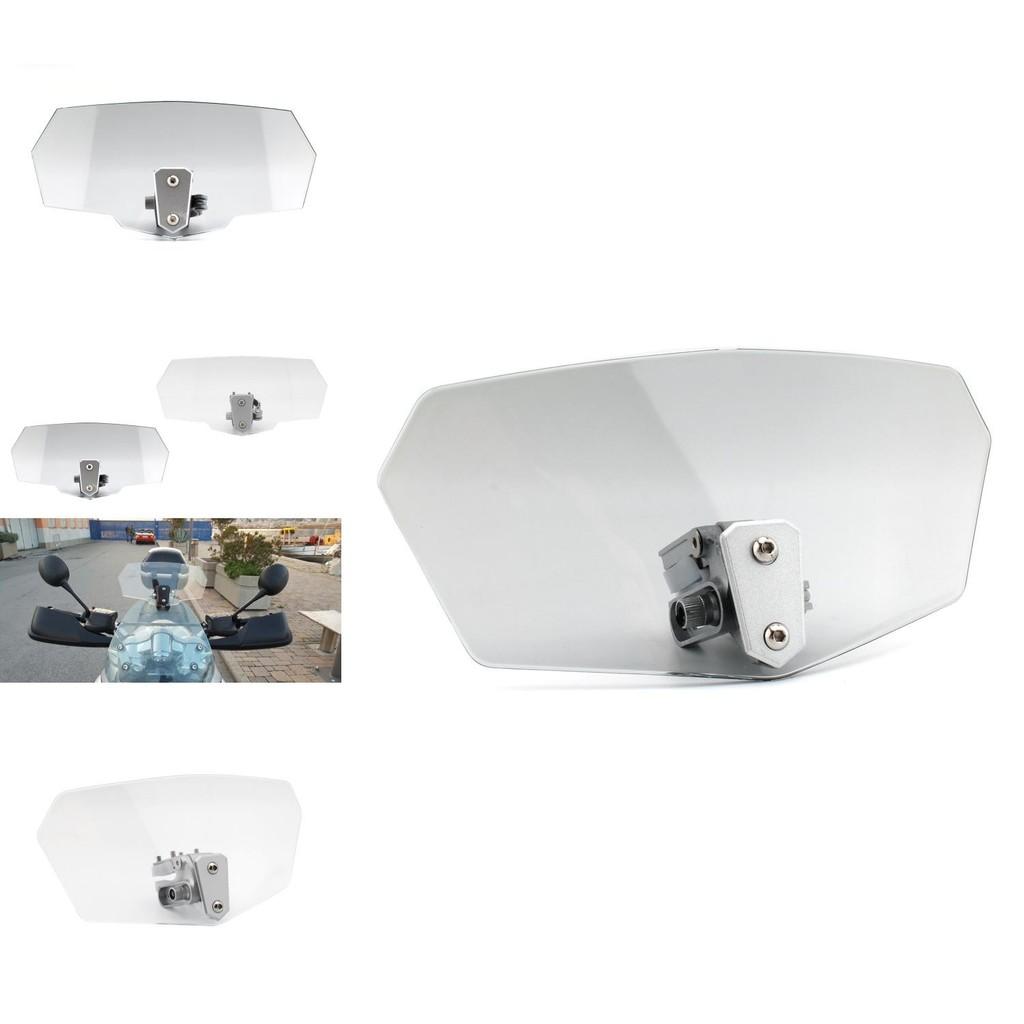 Universal Motorcycle Windshield Shielding Panel Clear And Tinted Options Available