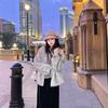 The new Haining environmentally friendly fur coat gold mink fleece is popular this year, and the fluffy coat is fashionable autumn and winter women's