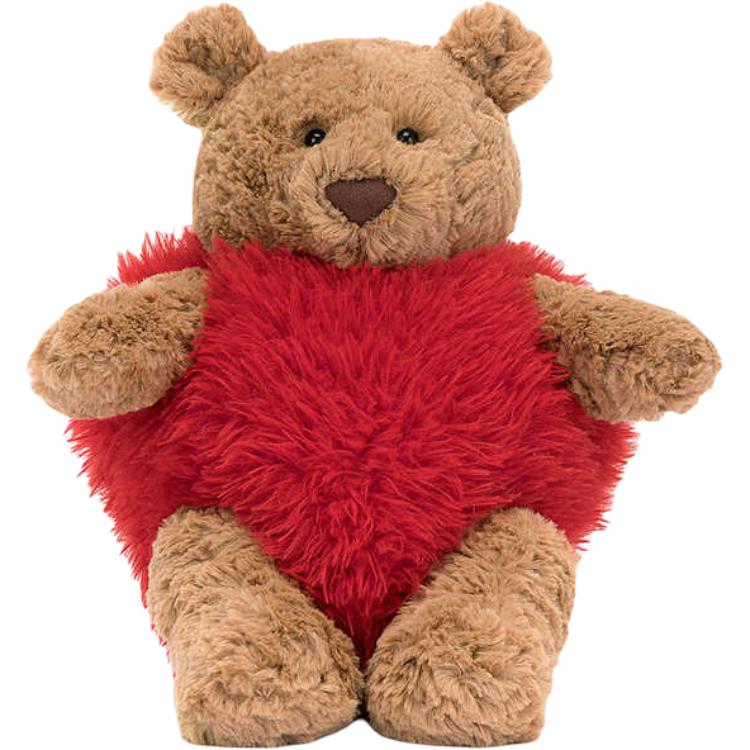 JELLYCAT Valentine's Day Collection Barcelona Bear Dolls Plush Doll 26cm Height
