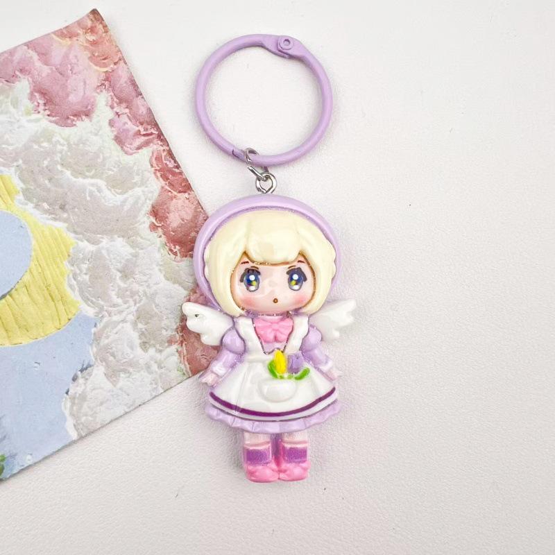 Sweet Girl DIY Resin Princess Keychain Pendant - Donna's Bag & Backpack Charm