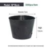 Nutrient Seedling Tray: Disposable Black Plastic Cup for Gardening and Planting Flowers or Vegetables