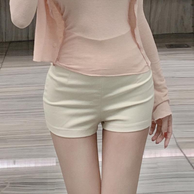 Korean Fashionista Feminine High-Waist Bodycon Casual Shorts