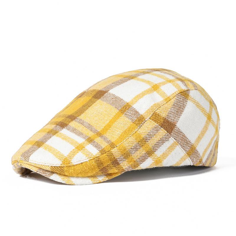 Cowboystoff Andetungehatt Herre Retro Fremoverlue Englandstil Beret Herre- og damehatt