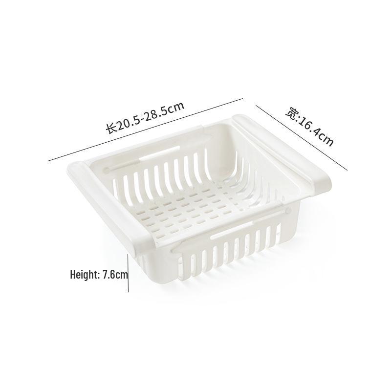 Lohas Adjustable Fridge Storage Basket & Egg Organizer