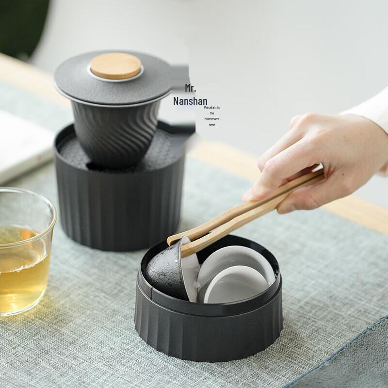 Nanshan Mr. Portable Ceramic Kung Fu Tea Set