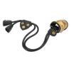 Archery Fingers Guard Protector Brass and Leather Archery Thumb Ring for Traditional Archery Equipment Outdoor
