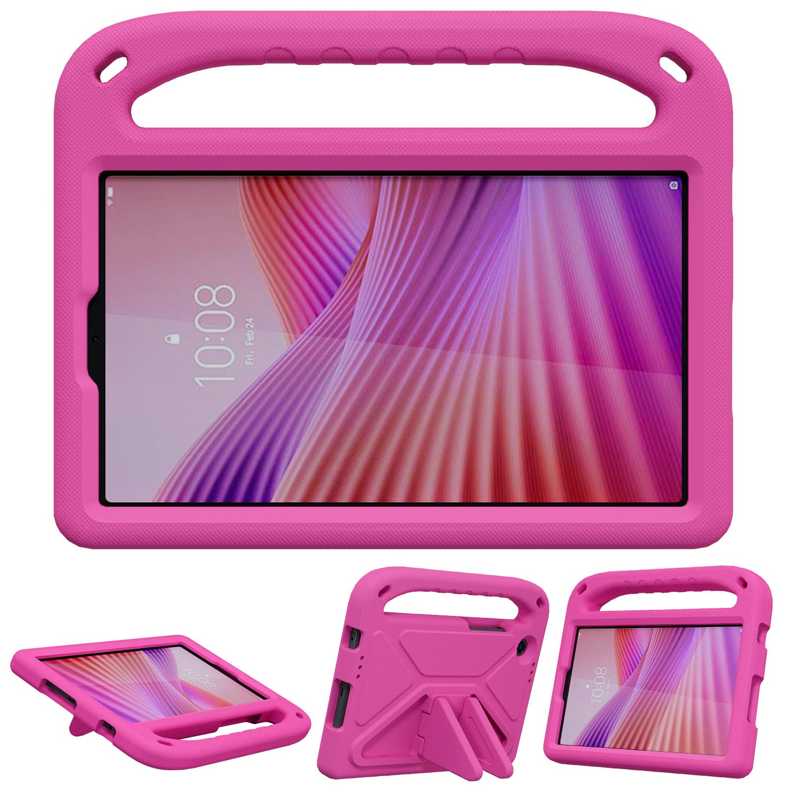 

Case For Tab One K9 8.7 inch TB305ZU TB305FU 8.7 Case Shockproof Kids Cartoon Holder Eva Handle Kickstand Cover #R Tab One 8.7 TB305ZU рожевий червоний колір