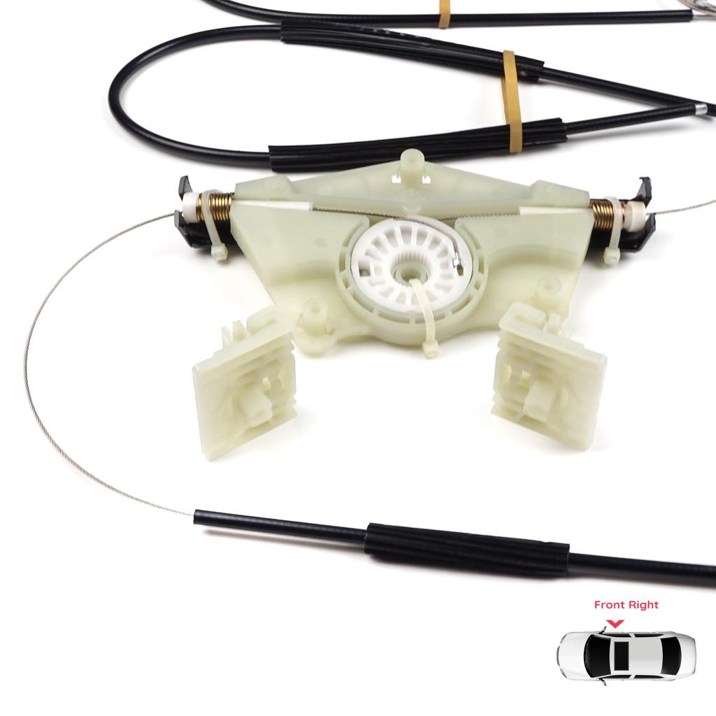 BWR325 Window Regulator Repair Kit Front Right Door for  A4 B6 8E2 8E5 B7 8EC 8ED Seat Exeo 3R2 3R5 4/5 Door 8E0837462
