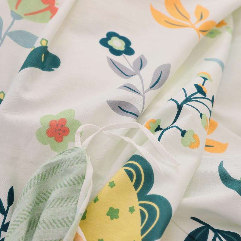 100% Cotton Dinosaur Duvet Cover Cute Cartoon Dinosaur Bedding Set Queen for Boys Girls Bedroom Decor Reversible Comforter Cover