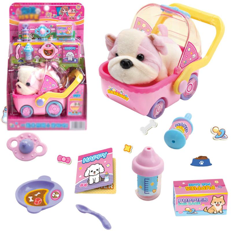 

Имитация питомца Детская коляска Щенок Кормление Пазл Игрушка Творческая игра