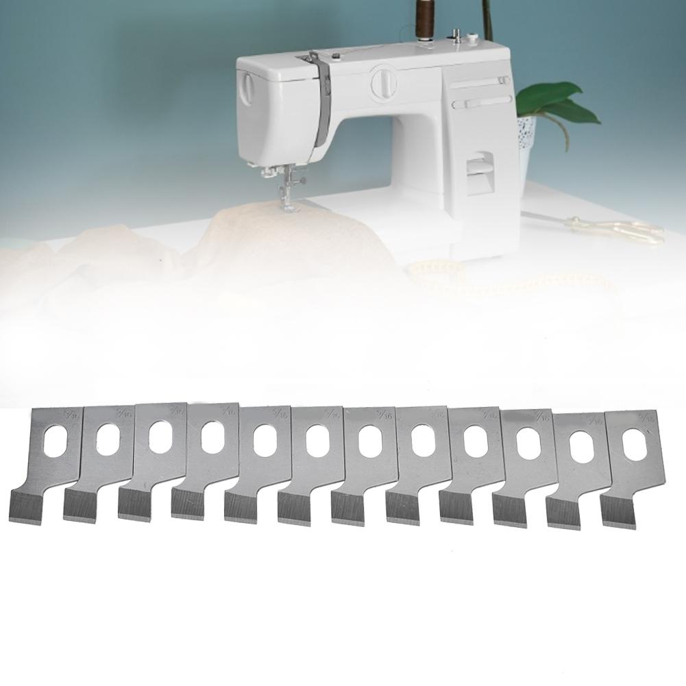 12 Pcs 781 Straight Buttonhole Machine Blade Set Industrial Sewing Machine Accessory (5 16)