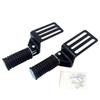 Anti Slip Motorcycle Foot Pegs Foldable Footrest Heavy Duty Iron Material Easy Installation For Various Bike Models 2pcs