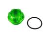 POSH 500006-28 Motorcycle Goods Machine Filler Cap M27 X P1.5 Lime Green