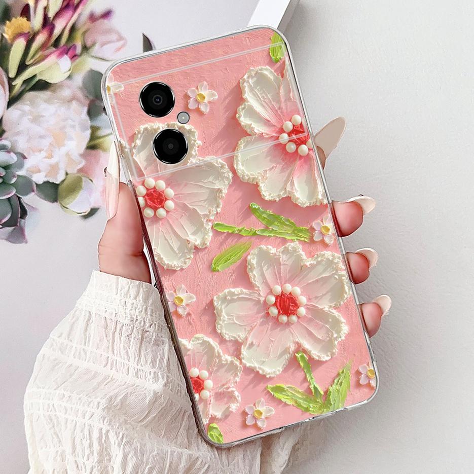 For Xiaomi Poco M4 5G Case New Luxury Painted Cover Liqiud Silicone Phone Case For Xiaomi Poco M4 Pro 4G PocoM4 Pro 5G Soft Bags