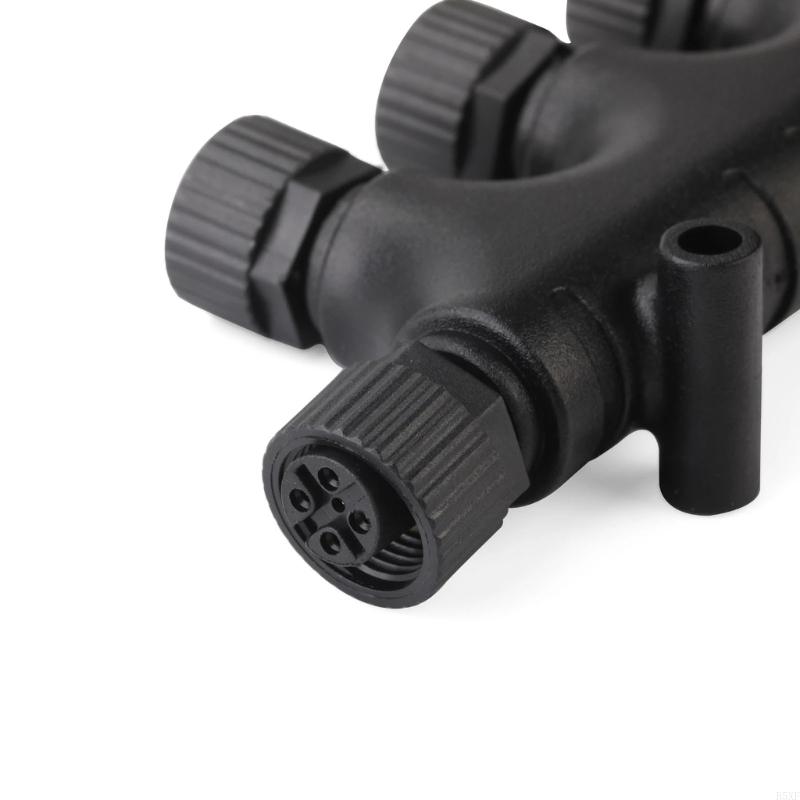 2025 New 4 Port Joiner Connector with IP67 Waterproof Rating Map System Connector Marine Accessories Suitable for Matsutec