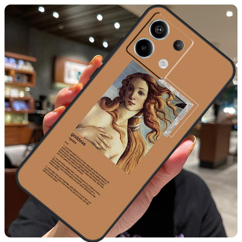 Art Paintings The Birth Of Venus Case For Xiaomi Redmi Note 11 10 12 13 14 15 Pro Plus Cover For Redmi 15 15C 10C 12C 13C 14C