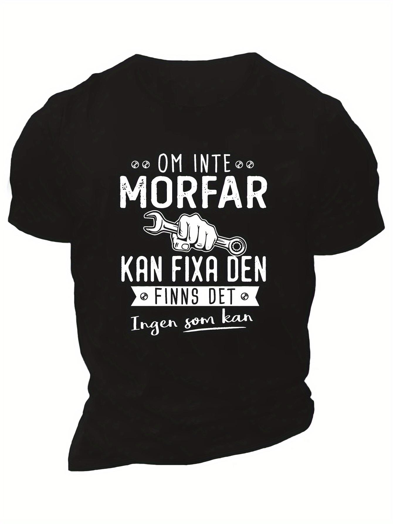 Men s Swedish Mechanic Quote T-Shirt - If Grandpa Can t Fix It XS