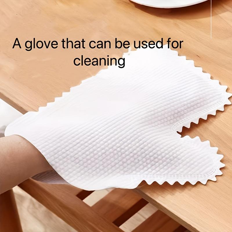 20 50Pcs Disposable Anti Static Cleaning Gloves Dust Removal Non Woven Wipes Household Electronic Screen Keyboard Lens Surface Dusting Cloth