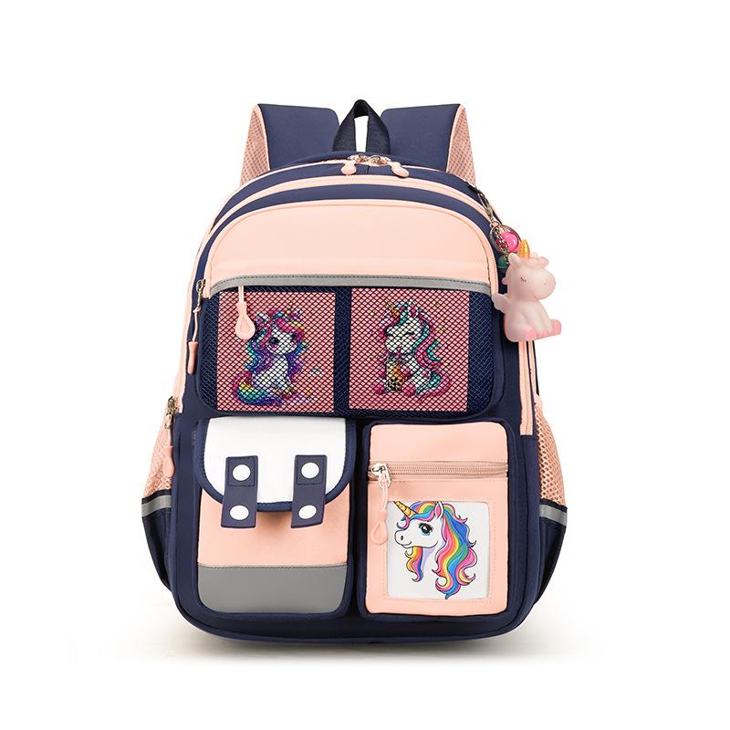 Cartoon Animation Boys And Girls Backpack Large Capacity Elementary School Bag Children'S Backpack