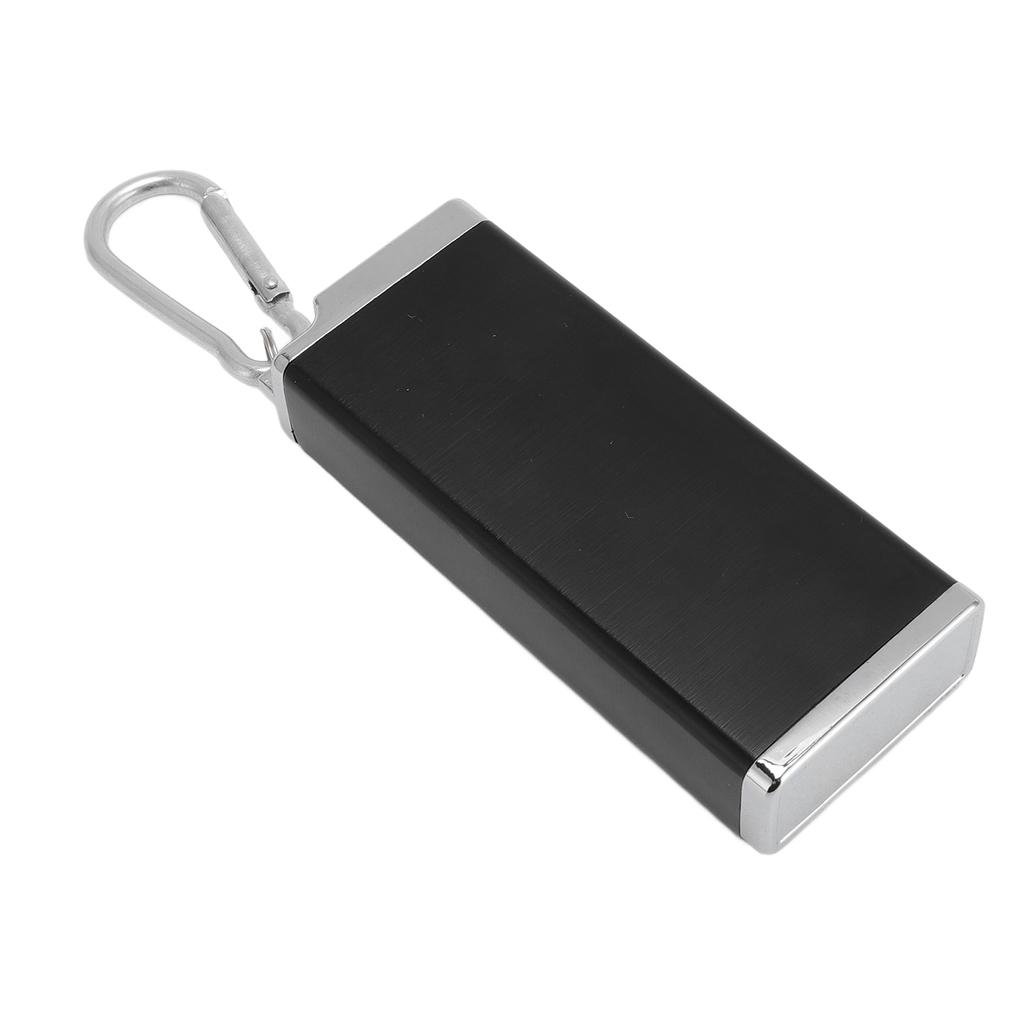 Water Proof Holder Case Aluminum Alloy Multifunctional Portable Travel Container Pocket Case for Camping Black
