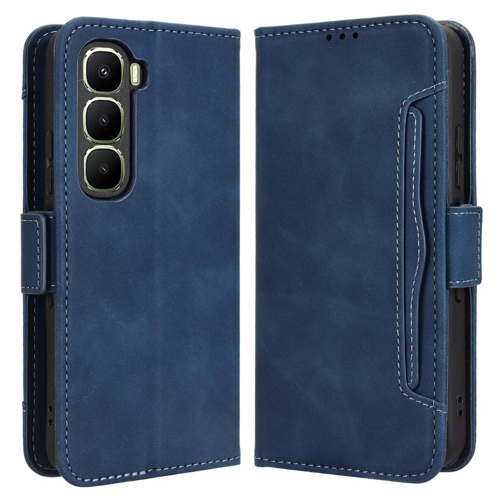 For Infinix Hot 60 5G/Hot 60i 4G Leather Case Phone Wallet Cover with Multiple Card Slots