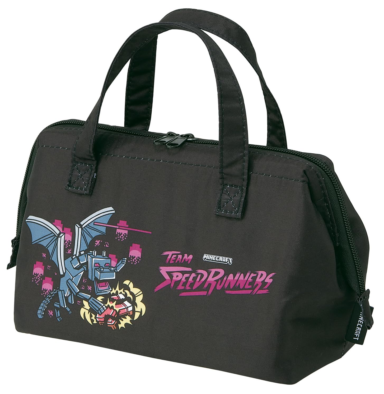 Skater Lunch Clasp Minecraft Bag, Insulated, Closure, Team, Boys, KGA1-A
