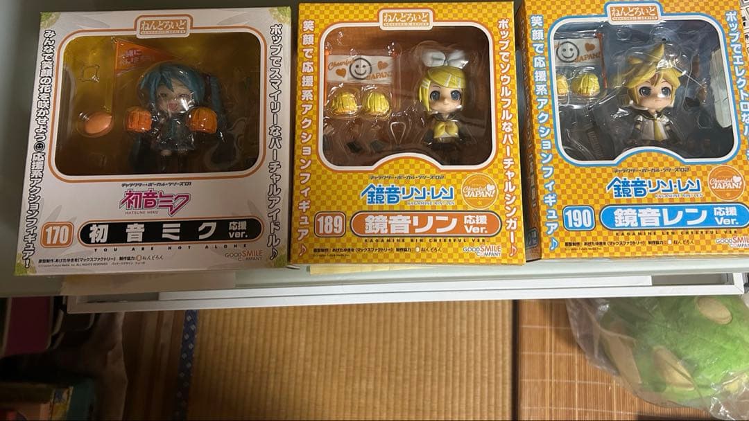 

[USED] Nendoroid Miku, Len, Rin support