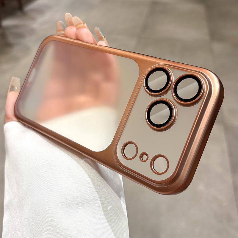 Electroplated Frosted Ultra-Thin Anti-Drop iPhone 17 Case with Lens Film