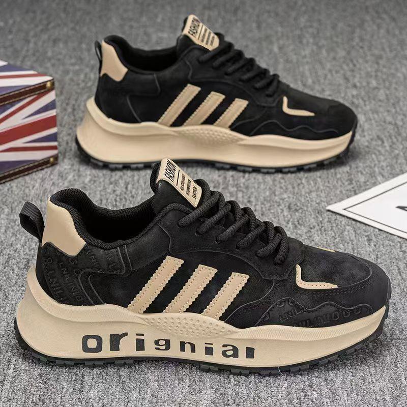 Men's Shoes Retro Dad Shoes 2025 Spring New Comfortable Casual Shoes Breathable Sports Shoes Men's Ultra-light Running Shoes