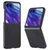 For Motorola Razr 60 Ultra 5G Case Slim Leather Coated Hard PC Folding Phone Cover
