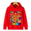 Sprunki Thick Hoodie for Children Anime Cartoon Fashion Sweatshirt Boys Girls Autumn Winter Hip Hop Hooded Hoodies Kids Clothes