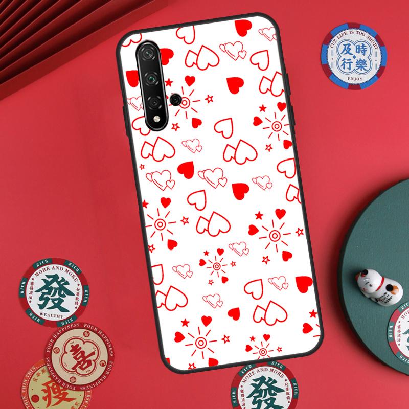 Heart Cartoon Girls For Huawei Nova 5T 10 9 SE 7i 8i 11i 12i Y73 Y90 Y70 Y72 Y61 Y91 P60 Pro P30 P40 Lite Case